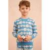 Flock of Sheep Sweater, Iceland Blue - Sweaters - 2