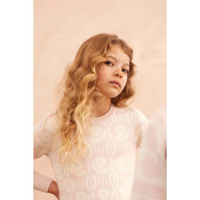 Flower Power Jumper, Blush - Sweaters - 4