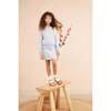 Flower Power Skirt, Sky - Skirts - 7