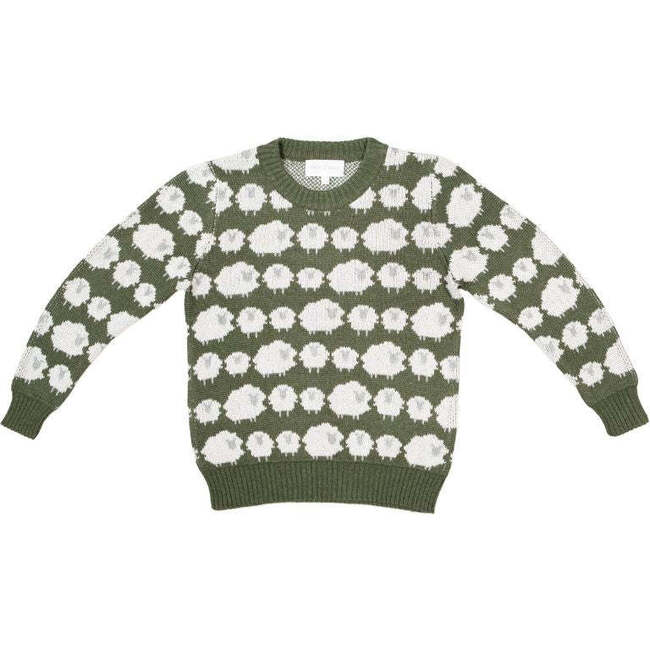 Flock of Sheep Sweater, Avocado