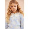 Chestnut Leaves Sweater, Sky - Sweaters - 3