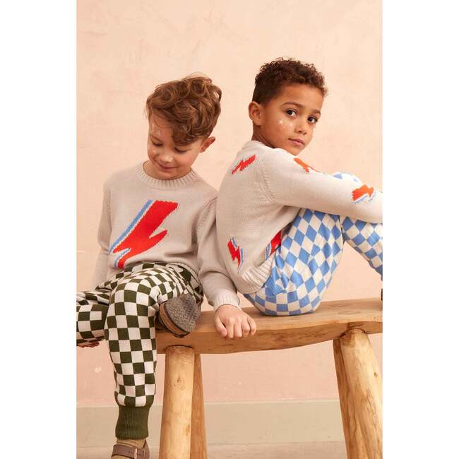 Lightning Bolt Jumper, Chalk - Sweaters - 7
