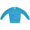Waffle Knit Sweater, Iceland Blue - Sweaters - 1 - thumbnail