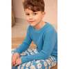 Waffle Knit Sweater, Iceland Blue - Sweaters - 3