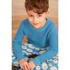 Waffle Knit Sweater, Iceland Blue - Sweaters - 4