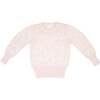 Snowflake Blossom Jumper, Bubble Gum - Sweaters - 1 - thumbnail