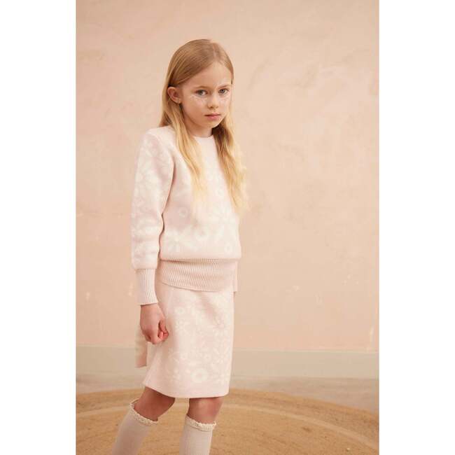 Snowflake Blossom Skirt, Blush - Skirts - 5