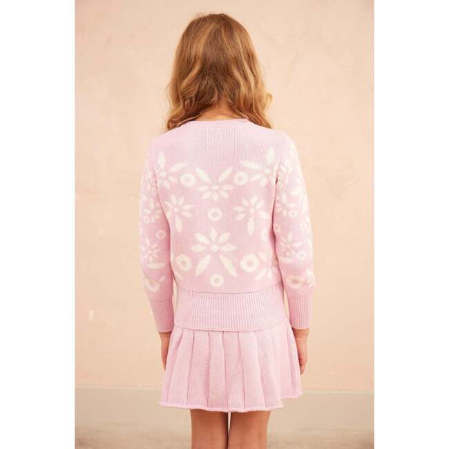 Snowflake Blossom Jumper, Blush - Sweaters - 3