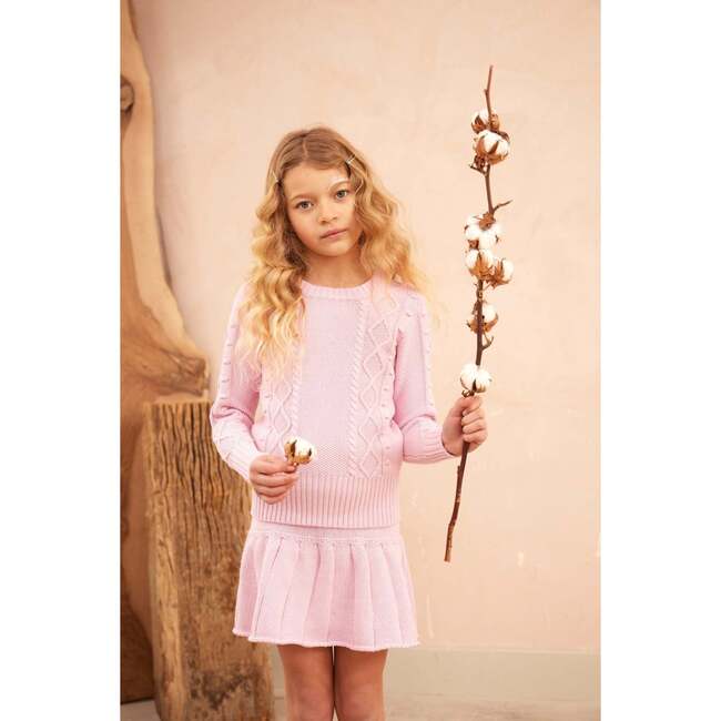 Pleated Tennis Skirt, Bubble Gum - Skirts - 2