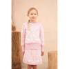 Snowflake Blossom Skirt, Bubble Gum - Skirts - 4