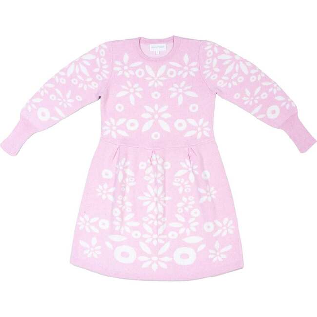 Snowflake Blossom Dress, Bubble Gum