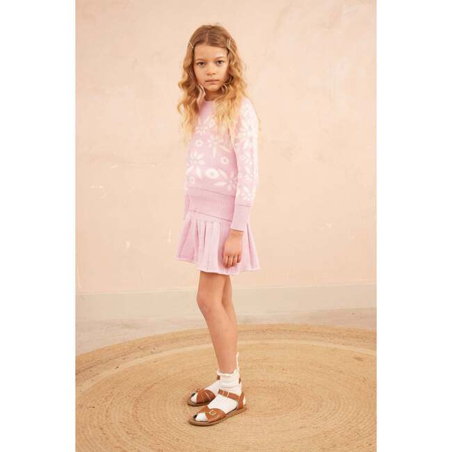 Pleated Tennis Skirt, Bubble Gum - Skirts - 4