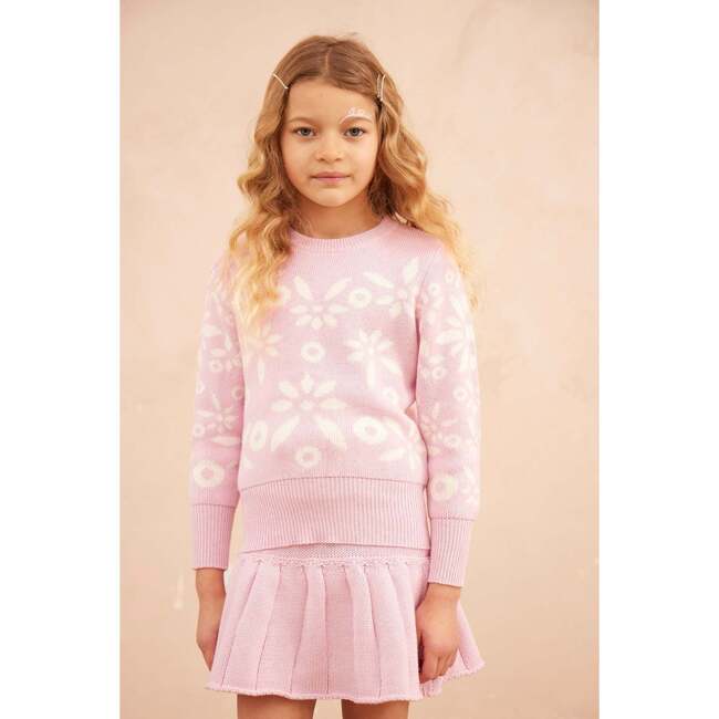 Pleated Tennis Skirt, Bubble Gum - Skirts - 7