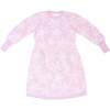 Chestnut Leaves Dress, Bubble Gum - Dresses - 1 - thumbnail