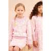 Snowflake Blossom Skirt, Bubble Gum - Skirts - 6