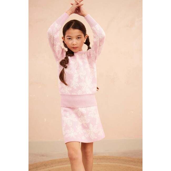 Chestnut Leaves Skirt, Bubble Gum - Skirts - 2