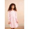 Snowflake Blossom Dress, Bubble Gum - Dresses - 6