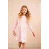 Chestnut Leaves Dress, Bubble Gum - Dresses - 4