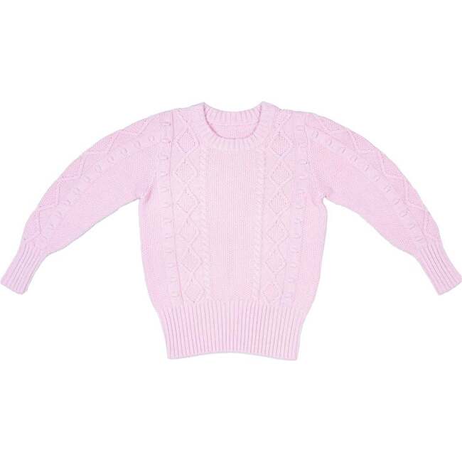 Cable Popcorn Jumper, Bubble Gum