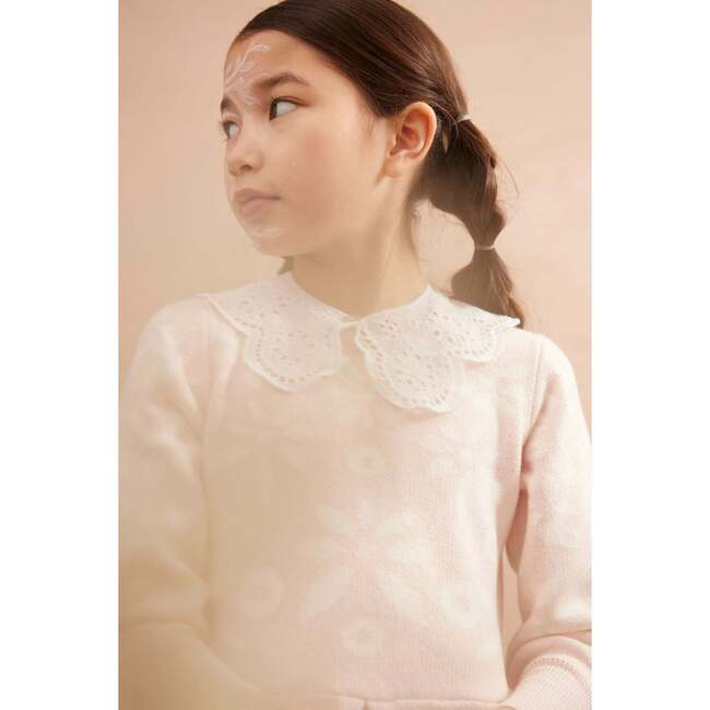 Snowflake Blossom Dress, Blush - Dresses - 6