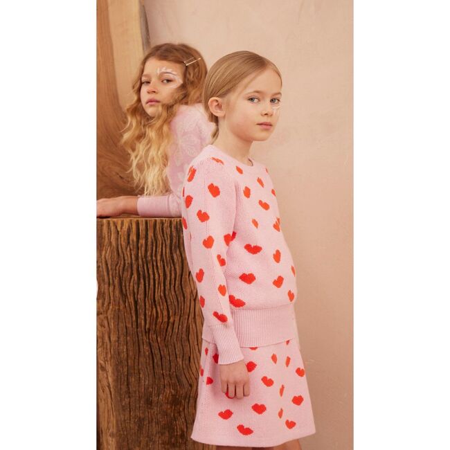 Chestnut Leaves Skirt, Bubble Gum - Skirts - 5