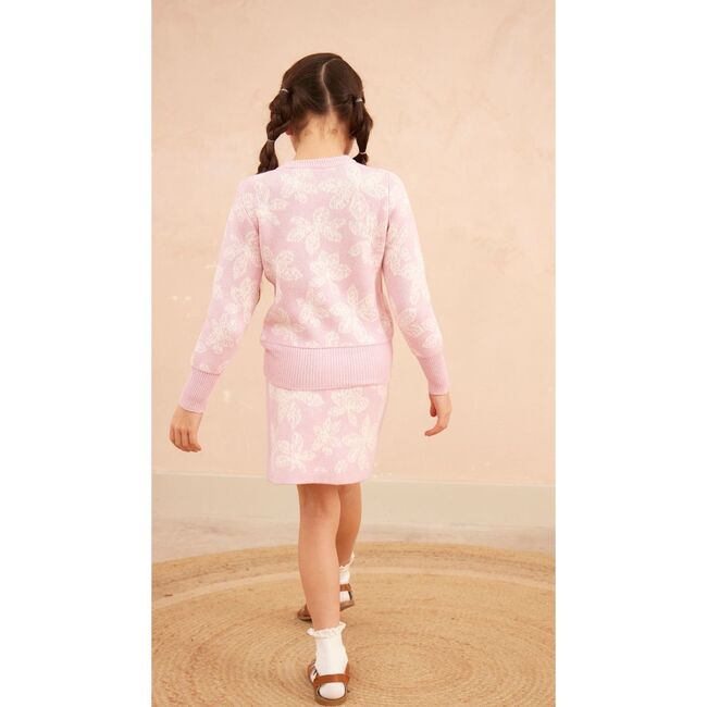 Chestnut Leaves Skirt, Bubble Gum - Skirts - 6