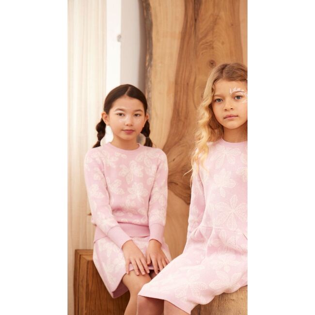 Chestnut Leaves Skirt, Bubble Gum - Skirts - 7