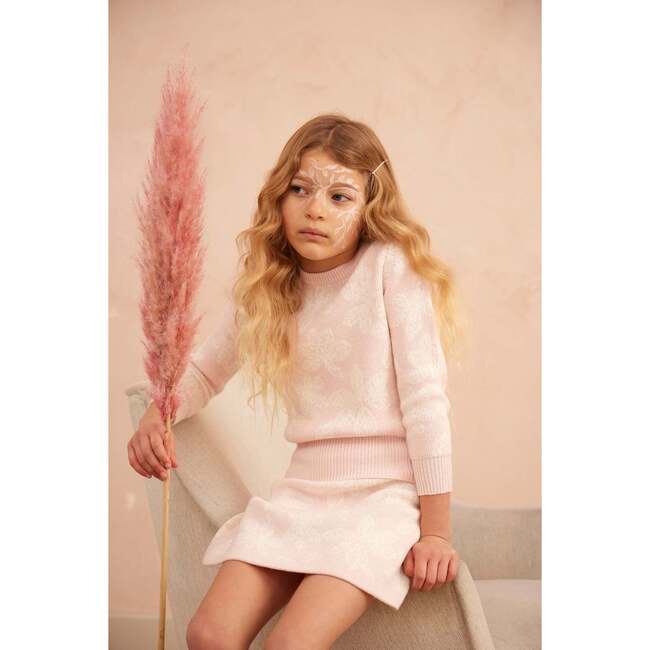 Chestnut Leaves Sweater, Blush - Sweaters - 7