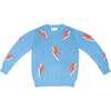 Bolt Storm Jumper, Azure - Sweaters - 1 - thumbnail