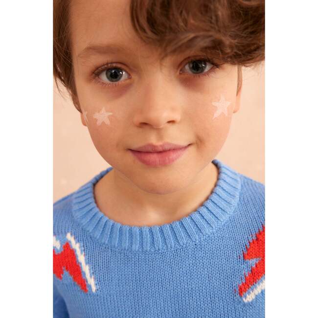 Bolt Storm Jumper, Azure - Sweaters - 3