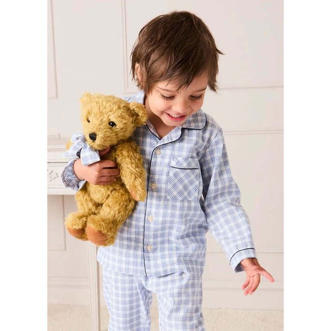 Wilfred Check Pajamas, Blue - Pajamas - 2