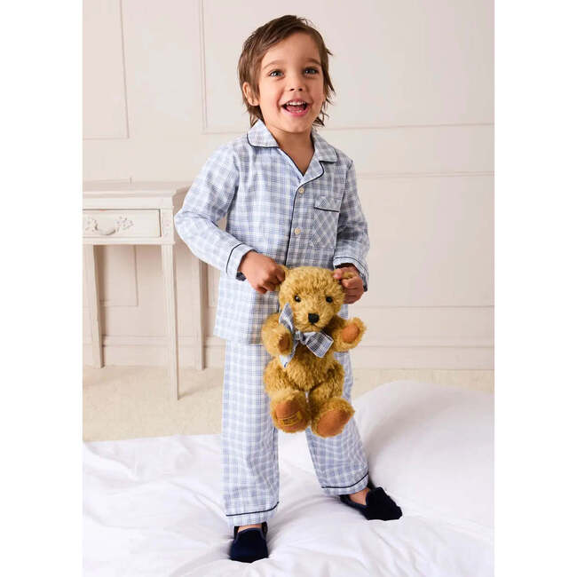 Wilfred Check Pajamas, Blue - Pajamas - 5