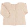 Openwork Trim Detail Cardigan, Cream - Cardigans - 1 - thumbnail