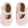 Nellie Floral Mary Jane Pram Shoes, Pink - Mary Janes - 1 - thumbnail