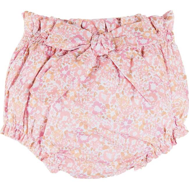 Nellie Floral Bow Detail Bloomers, Pink