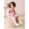 Nellie Floral Hand Smocked Long Sleeve Romper, Pink - Rompers - 4