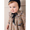 Marianne Floral Long Sleeve Dress with Bloomers, Mustard Made with Liberty Fabric - Dresses - 4
