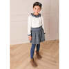 Lydia Floral Smocked Waist Skirt, Navy - Skirts - 4