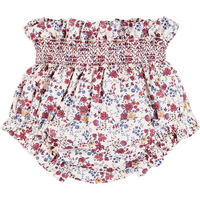 Louisa Floral Bloomers, Burgundy