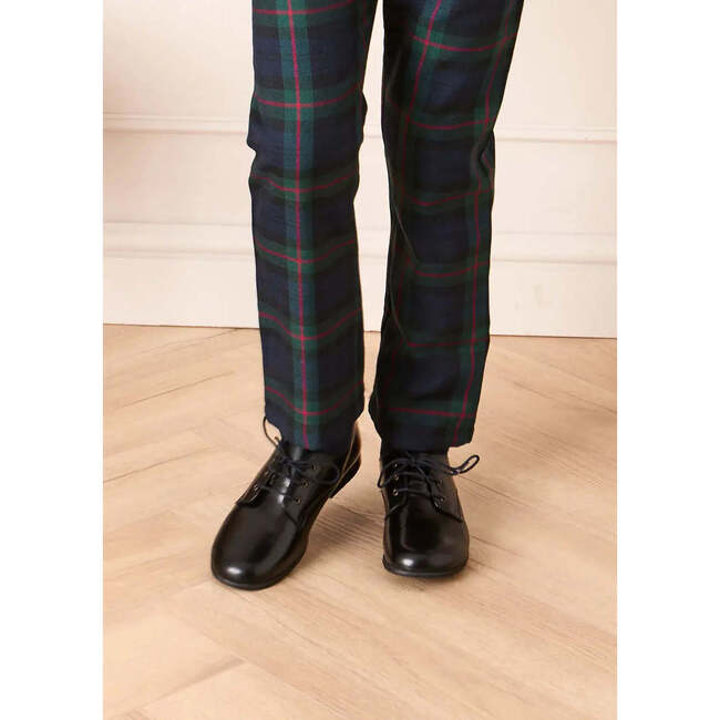 Kinnerton Tartan Pocket Detail Trousers, Navy - Pants - 3