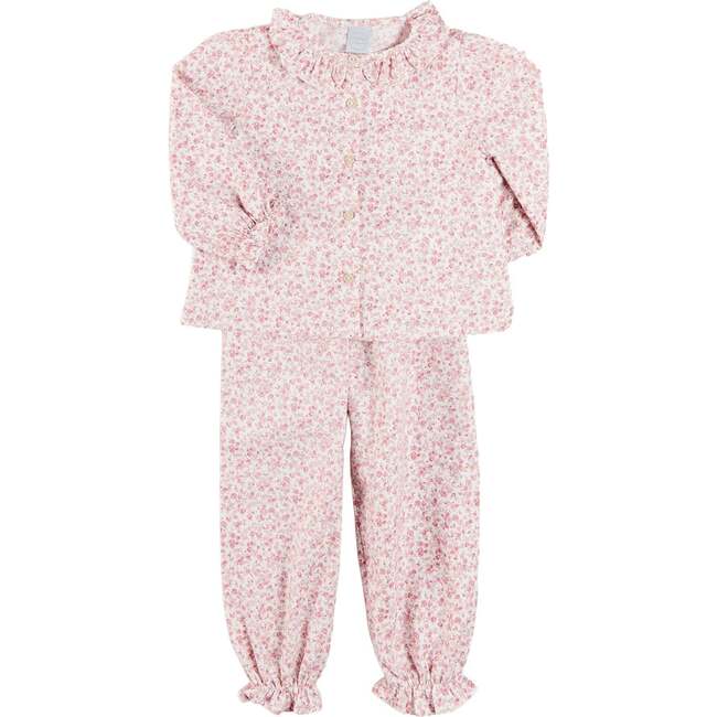 Jane Floral Pajamas, Pink