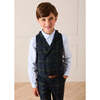 Kinnerton Tartan Pocket Detail Trousers, Navy - Pants - 4