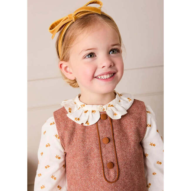 Hattie Floral Embroidered Long Sleeve Blouse, White - Blouses - 3