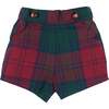 Grovesnor Tartan Button Detail Bloomers, Red - Bloomers - 1 - thumbnail