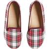 Francis Tartan Slippers, Red - Slippers - 1 - thumbnail