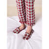 Francis Tartan Slippers, Red - Slippers - 2