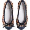 Vincent Check Tweed Ballerina Shoes, Brown - Flats - 1 - thumbnail