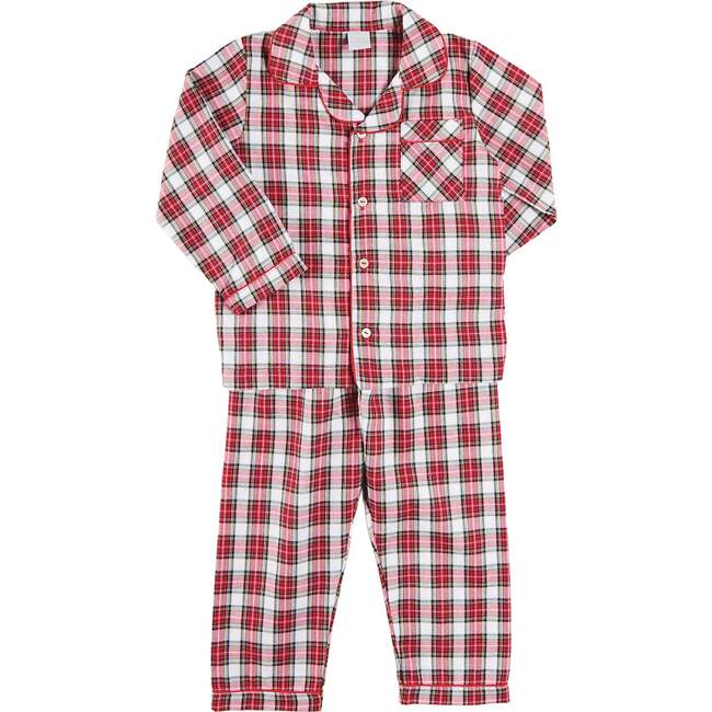 Francis Tartan Pajamas, Red