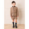 Vincent Check Austrian Single Breasted Jacket, Brown - Coats - 2