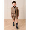 Vincent Check Austrian Single Breasted Jacket, Brown - Coats - 5